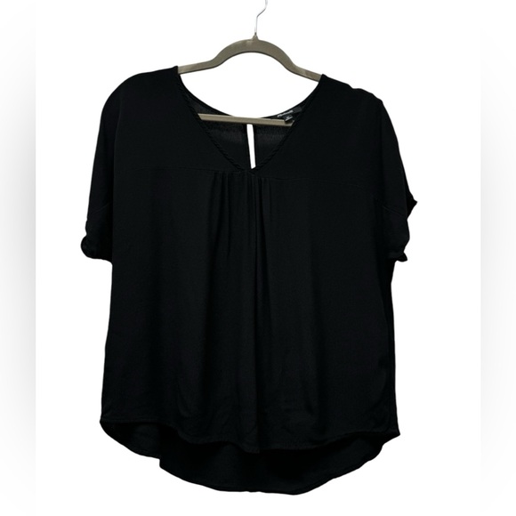 Madewell baby doll dolman sleeve blouse, v-neck, black, XS - Picture 1 of 6
